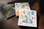 Selbst gestaltetes ZeitFach zum Schulanfang neben dem Fotobuch
