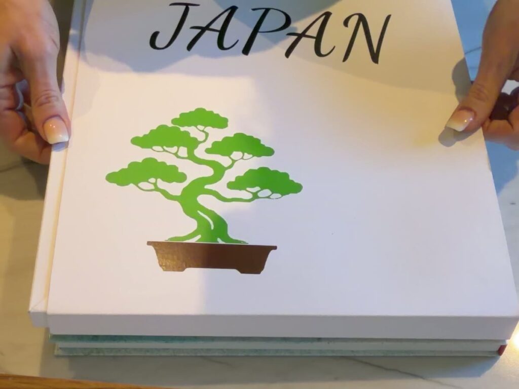 ZeitFach mit gestaltetem Deckel zur Japanreise
